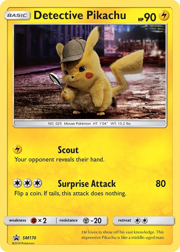 Detective Pikachu [SM170] [Sun & Moon Promos] Holofoil