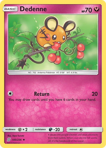 Dedenne [145/236] [Unified Minds] Reverse Holofoil