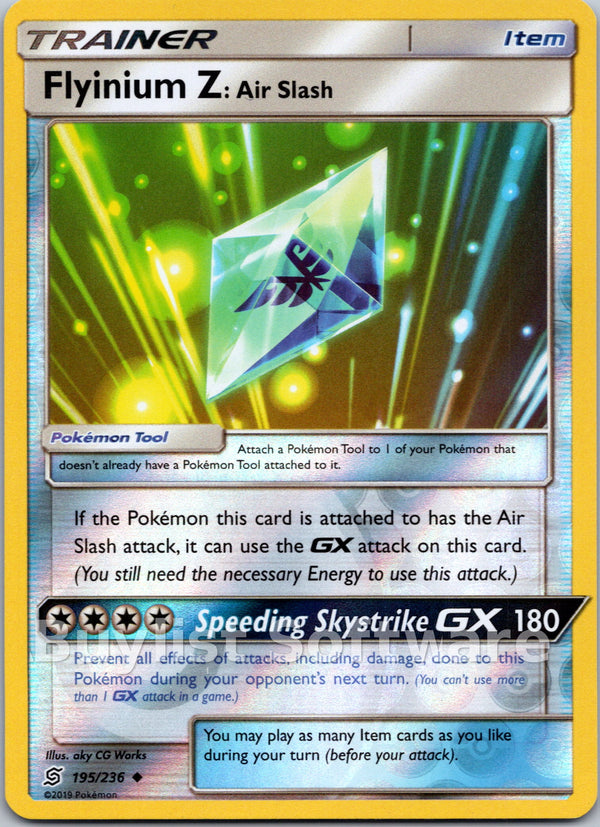 Flyinium Z: Air Slash [195/236] [Unified Minds] Reverse Holofoil