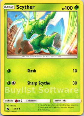 Scyther [5/68] [Hidden Fates]