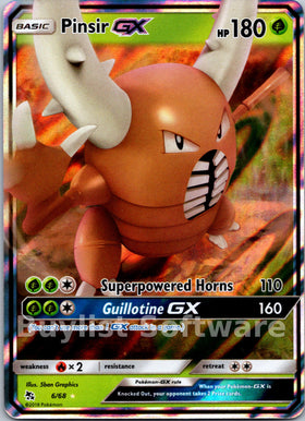 Pinsir GX [6/68] [Hidden Fates] Holofoil