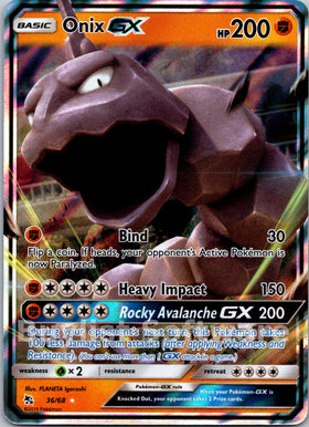 Onix GX [36/68] [Hidden Fates] Holofoil