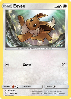 Eevee [49/68] [Hidden Fates] Reverse Holofoil