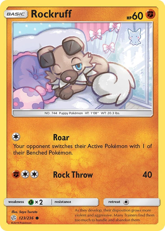 Rockruff [123/236] [Cosmic Eclipse] Reverse Holofoil