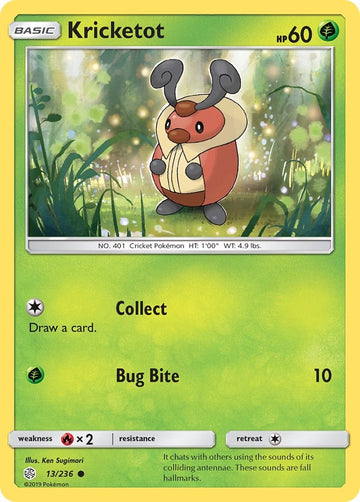 Kricketot [13/236] [Cosmic Eclipse] Reverse Holofoil