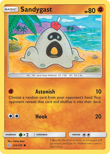 Sandygast [126/236] [Cosmic Eclipse] Reverse Holofoil