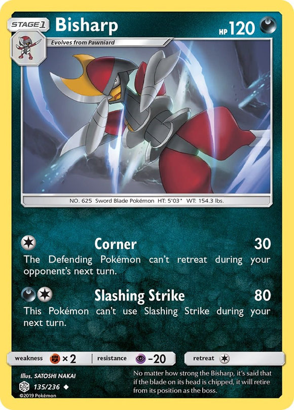 Bisharp [135/236] [Cosmic Eclipse] Reverse Holofoil
