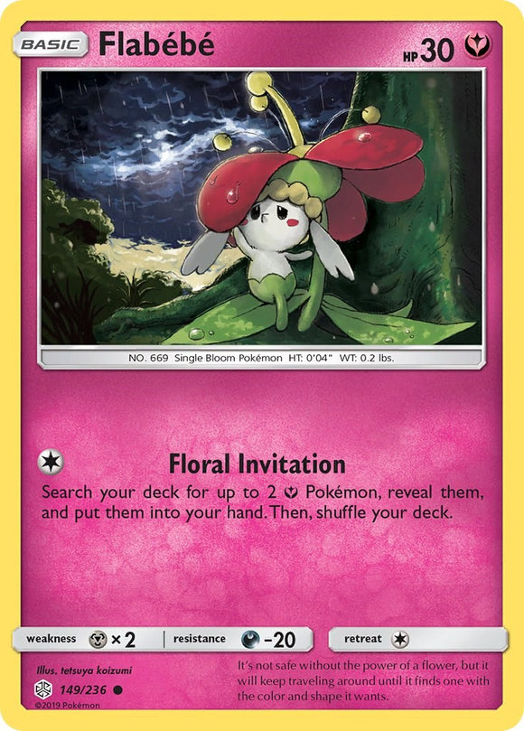 Flabebe [149/236] [Cosmic Eclipse] Reverse Holofoil