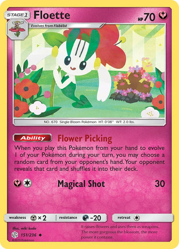Floette [151/236] [Cosmic Eclipse] Reverse Holofoil
