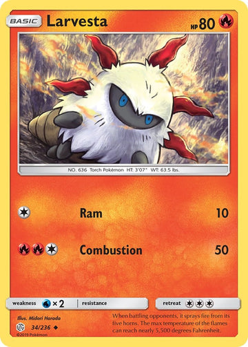 Larvesta [34/236] [Cosmic Eclipse]