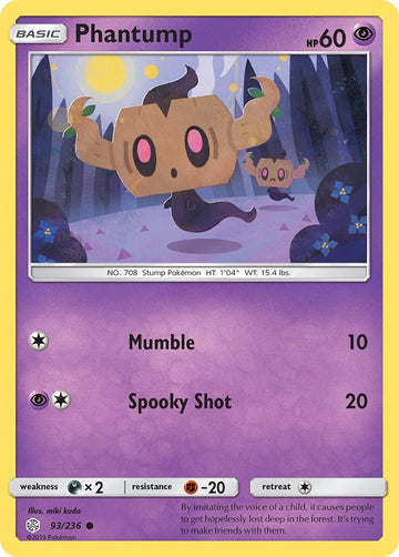 Phantump [93/236] [Cosmic Eclipse] Reverse Holofoil