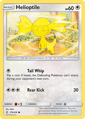 Helioptile [179/236] [Cosmic Eclipse] Reverse Holofoil