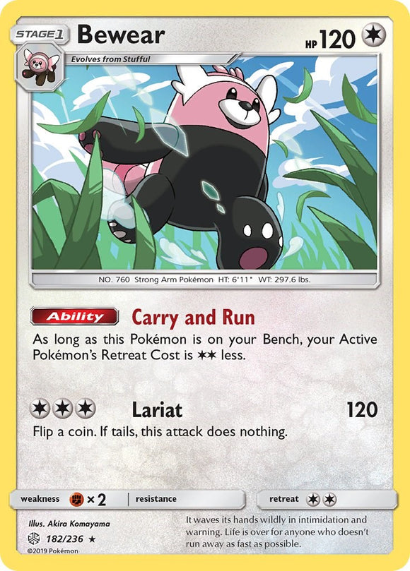 Bewear [182/236] [Cosmic Eclipse] Reverse Holofoil