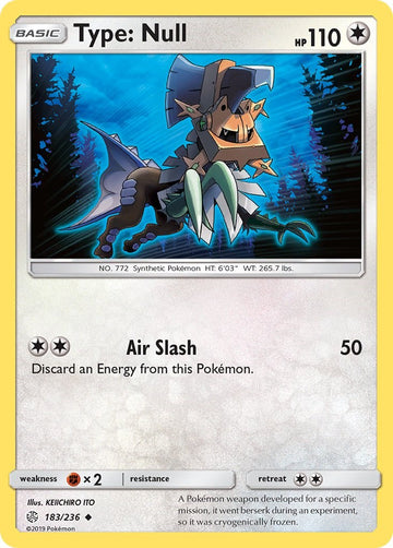 Type: Null [183/236] [Cosmic Eclipse] Reverse Holofoil