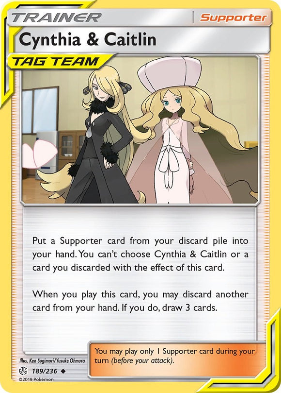 Cynthia & Caitlin [189/236] [Cosmic Eclipse] Reverse Holofoil