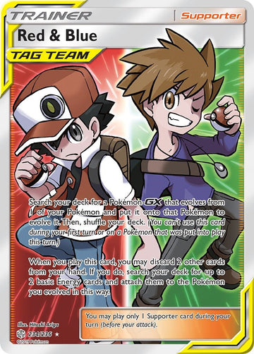 Red & Blue [234/236] [Cosmic Eclipse] Holofoil