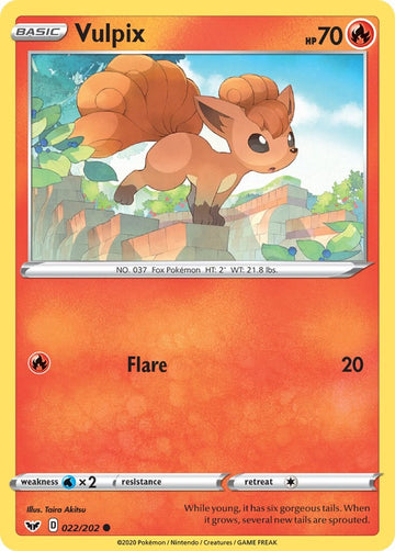 Vulpix [022/202] [Sword & Shield Base Set]