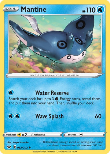 Mantine [052/202] [Sword & Shield Base Set]