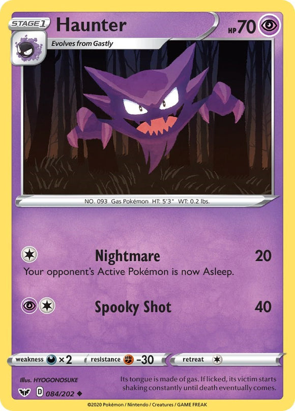 Haunter [084/202] [Sword & Shield Base Set]