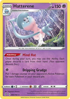 Hatterene [085/192] [Rebel Clash] Reverse Holofoil