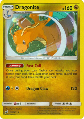 Dragonite (Cosmos Holo) [119/181] [Team Up] Holofoil