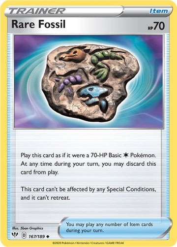 Rare Fossil [167/189] [Darkness Ablaze] Reverse Holofoil