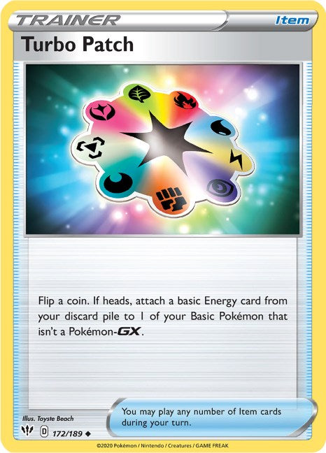 Turbo Patch [172/189] [Darkness Ablaze] Reverse Holofoil