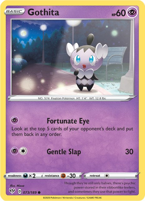 Gothita [073/189] [Darkness Ablaze] Reverse Holofoil