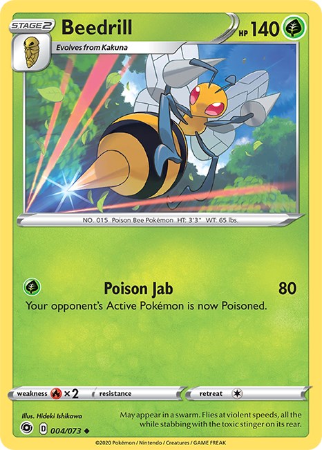 Beedrill [04/73] [Champion's Path] Reverse Holofoil