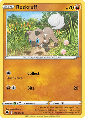 Rockruff [29/73] [Champion's Path] Reverse Holofoil