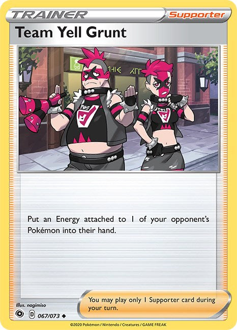 Team Yell Grunt [67/73] [Champion's Path] Reverse Holofoil