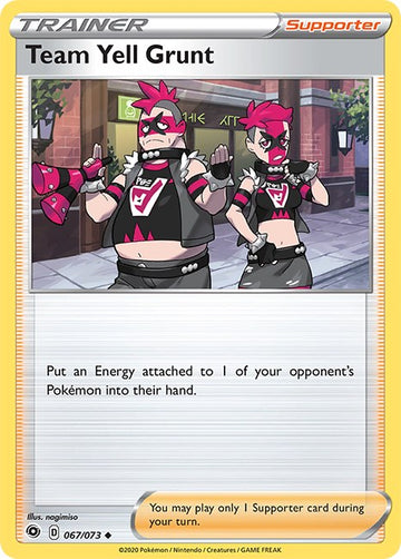 Team Yell Grunt [67/73] [Champion's Path] Reverse Holofoil