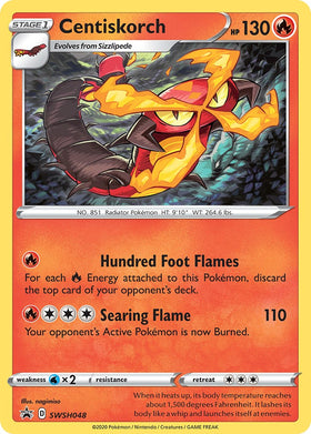 Centiskorch [SWSH048] [Sword & Shield Promo Cards] Holofoil