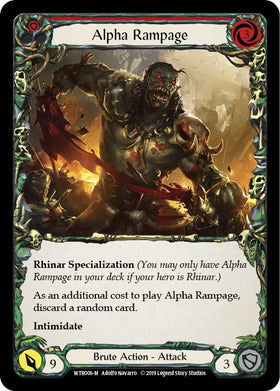 Alpha Rampage [WTR006] [Welcome to Rathe] Unlimited Edition Rainbow Foil