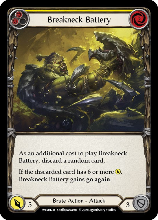 Breakneck Battery (Yellow) [WTR012] [Welcome to Rathe] Unlimited Edition Normal