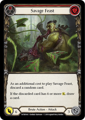 Savage Feast (Red) [WTR014] [Welcome to Rathe] Unlimited Edition Rainbow Foil