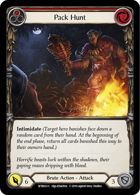 Pack Hunt (Red) [WTR023] [Welcome to Rathe] Unlimited Edition Rainbow Foil