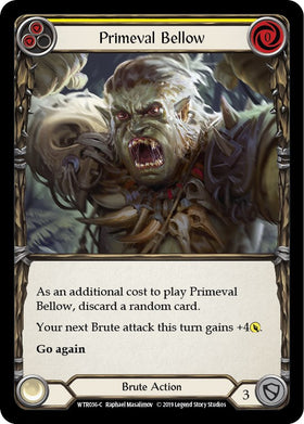 Primeval Bellow (Yellow) [WTR036] [Welcome to Rathe] Unlimited Edition Normal