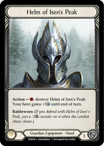Helm of Isen's Peak [WTR042-C] [Welcome to Rathe] Unlimited Edition Rainbow Foil