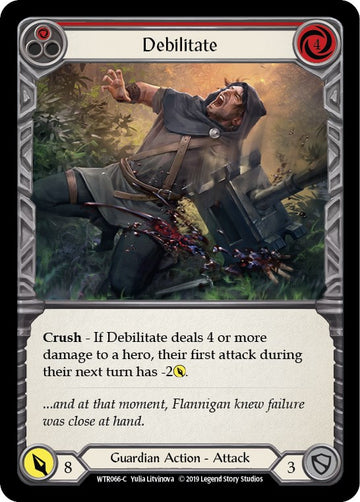 Debilitate (Red) [WTR066] [Welcome to Rathe] Unlimited Edition Rainbow Foil