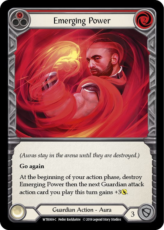 Emerging Power (Red) [WTR069] [Welcome to Rathe] Unlimited Edition Rainbow Foil