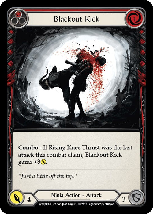Blackout Kick (Red) [WTR089] [Welcome to Rathe] 1st Edition Normal