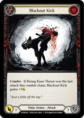 Blackout Kick (Yellow) [WTR090] [Welcome to Rathe] Unlimited Edition Rainbow Foil