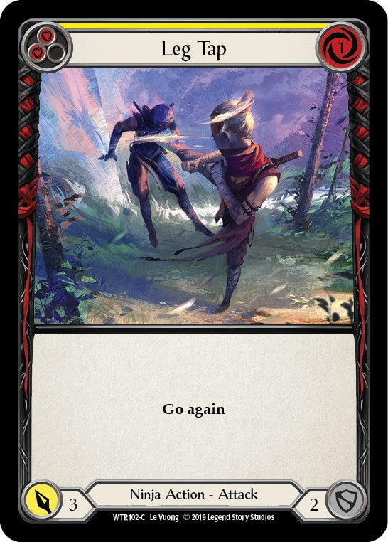 Leg Tap (Yellow) [WTR102] [Welcome to Rathe] Unlimited Edition Rainbow Foil