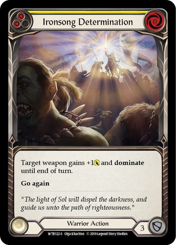 Ironsong Determination [WTR122] [Welcome to Rathe] Unlimited Edition Rainbow Foil