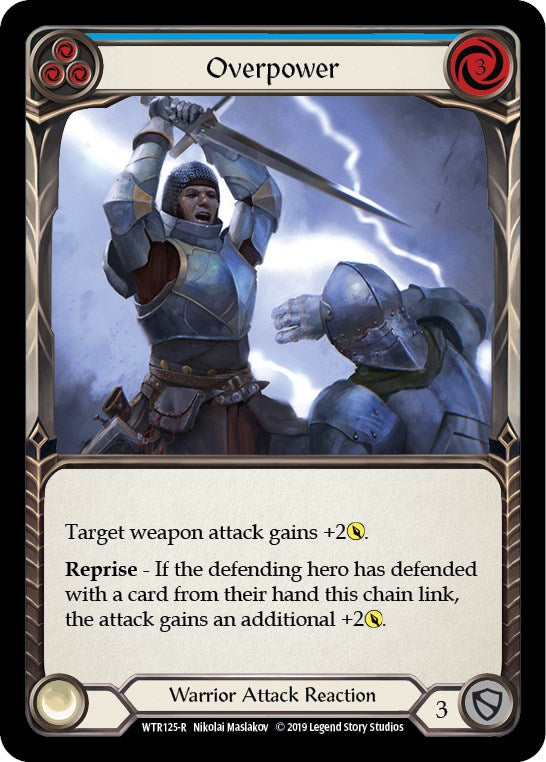 Overpower (Blue) [WTR125] [Welcome to Rathe] Unlimited Edition Normal