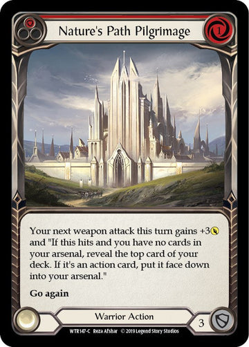 Nature's Path Pilgrimage (Red) [WTR147] [Welcome to Rathe] 1st Edition Rainbow Foil