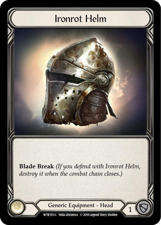 Ironrot Helm [WTR155] [Welcome to Rathe] Unlimited Edition Rainbow Foil