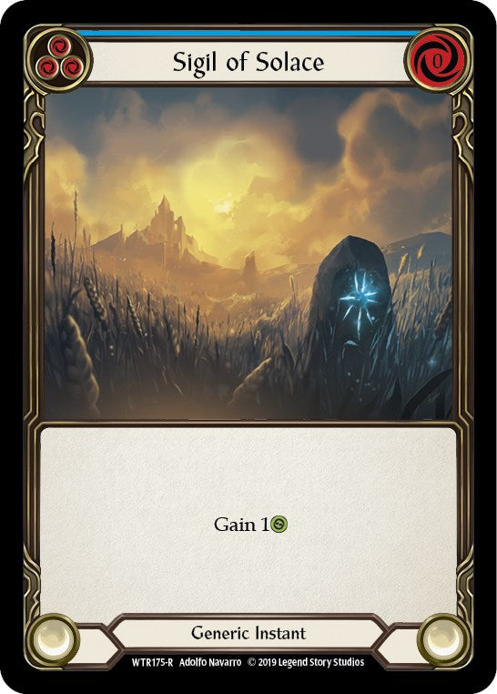 Sigil of Solace (Blue) [WTR175] [Welcome to Rathe] Unlimited Edition Normal