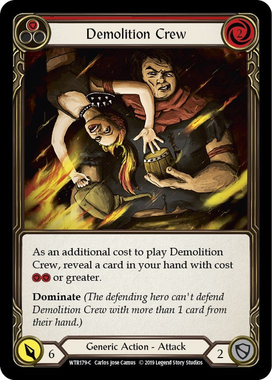 Demolition Crew (Red) [WTR179] [Welcome to Rathe] Unlimited Edition Normal